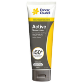 Aero Healthcare CANCER COUNCIL SPF50+ Active Sunscreen Tube 110mL (Carton of 24 Each)